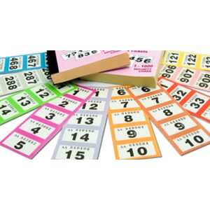 Raffle Tickets, Bingo Tickets & Club Cards
