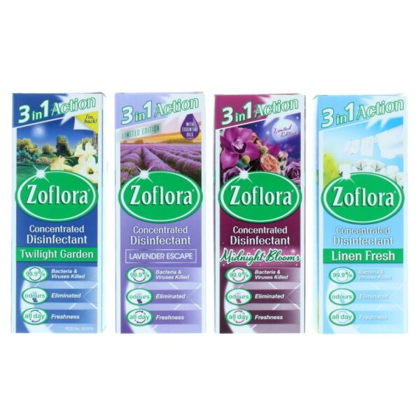 Zoflora Concentrated Disinfectant - 120ml (Various)