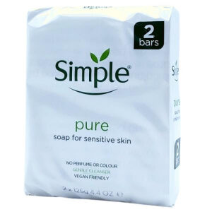 Simple Pure Soap Bars 2 Pack