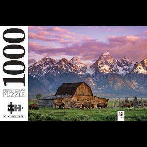 Moulton Barn Wyoming, USA 1000 Piece Jigsaw Puzzle