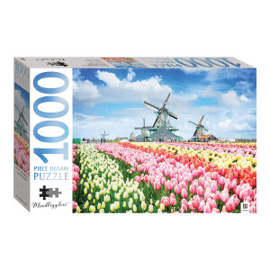 Dutch Windmills, Netherlands 1000 Piece Jigsaw Puzzle