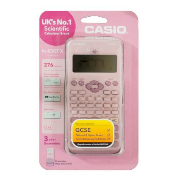 Casio Calculator - FX-83GT X - Pink