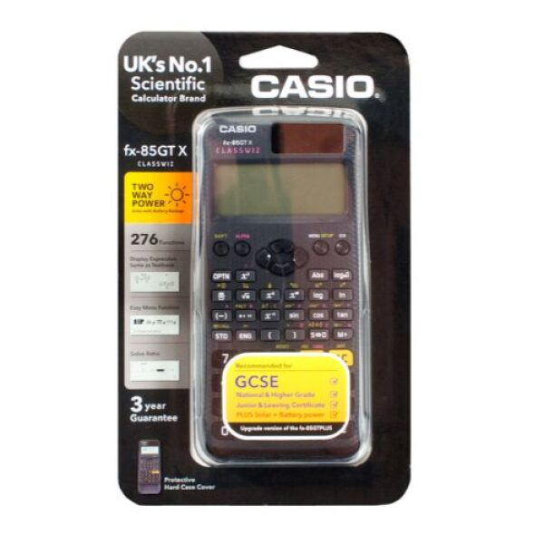 Casio Calculator- FX-85GT X Black
