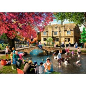 Picnic By The River 1000 Piece Jigsaw Puzzle