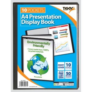 Tiger A4 Display Book 10 Pocket