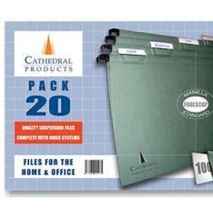 Value X Foolscap Suspension Files Pack of 20