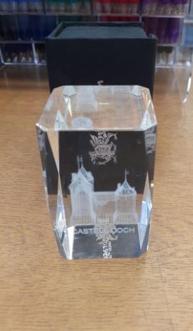 Castle Coch Glass Paperweight