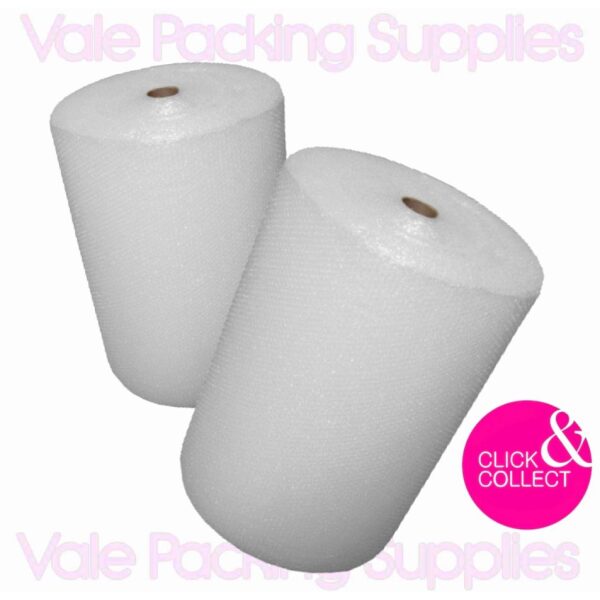 Bubble Wrap (Small Bubble) 750mm x 100m 2 Pack