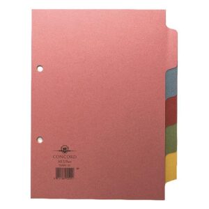 Concord 5 Part Pastel A5 Dividers