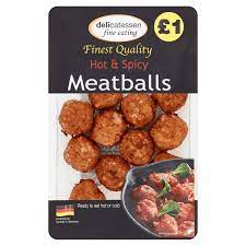 Delicatessen Fine Eating Hot & Spicy Meatballs 200g