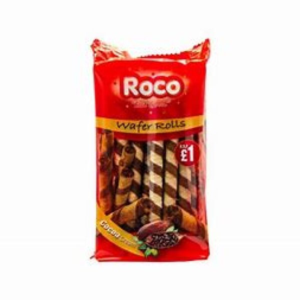 Coco Roco Hard Candy Roco Cocoa Creme Crispy Wafer Rolls – A. B. Snell & Son