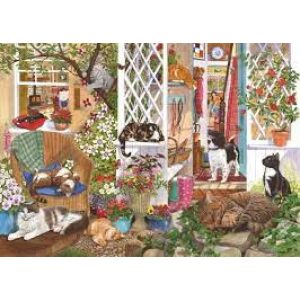 Feline Fine 1000 Piece Jigsaw Puzzle