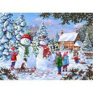 Glow in the Snow 1000 Piece Jigsaw Puzzle