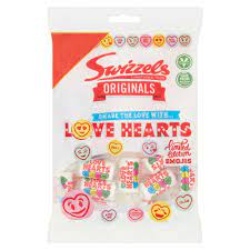 Swizzels Love Hearts Kleeblatt Plüschtier – Glücksbringer Mit „Good Luck“ Herz | 18 Cm, Super Weich & Kuschelig