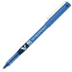 Pilot V5 Hi-Tecpoint Blue Rollerball