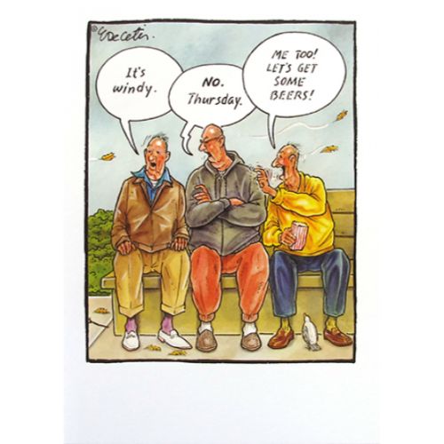Lost The Plot - It's Windy Humorous Card