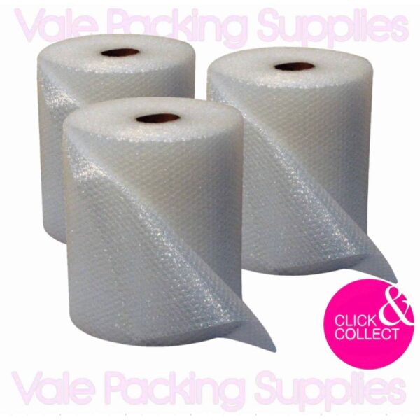 Bubble Wrap (Large Bubble) 500mm x 50m 3 Pack