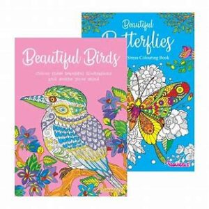 Anti-Stress Colouring Book - Various Designs