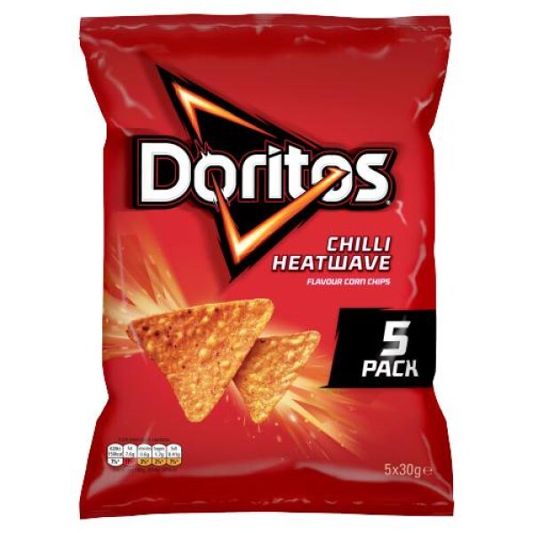 Doritos Chilli Heatwave Multipack - 5 x 30g