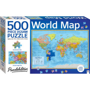 World Map 500 Piece Jigsaw Puzzle