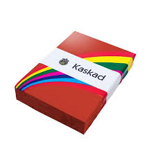 Kaskad A4 160gsm Card Robin Red - 250 Sheets