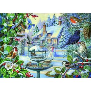 Winter Birds 500 Piece Jigsaw Puzzle