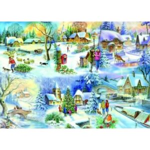Snowy Afternoon 500 Piece Jigsaw Puzzle