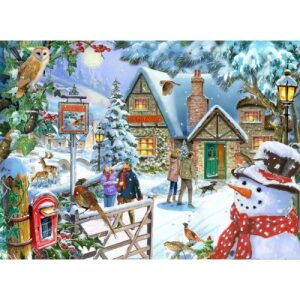 Snowman's View 1000 Piece Jigsaw Puzzle