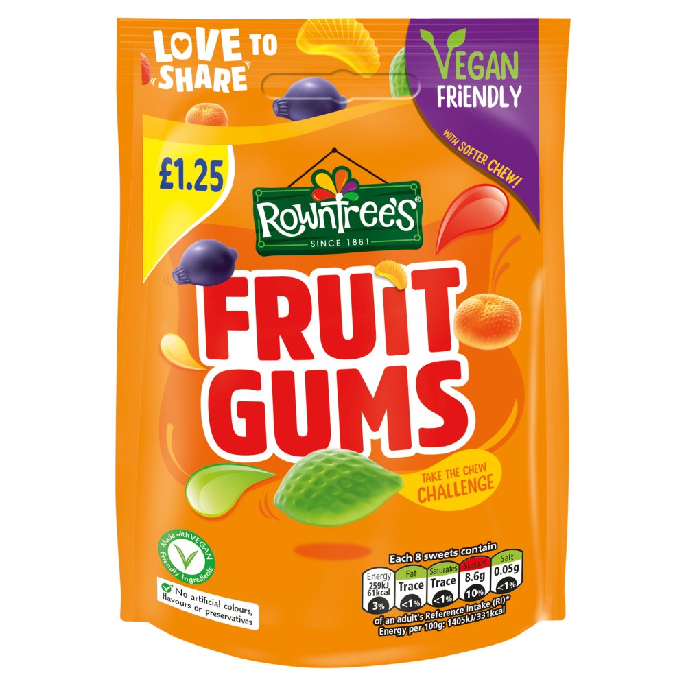 Rowntree's Fruit Gums Bag 120g