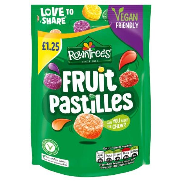 Rowntree's Fruit Pastilles Bag 114g