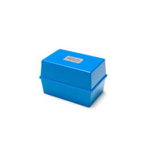 Card Index Box 6" x 4" Blue