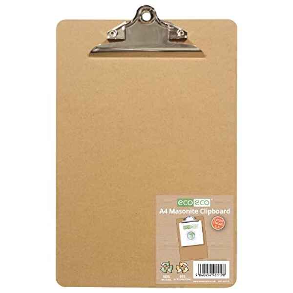 A4 Masonite Clipboard by Eco Eco A. B. Snell & Son