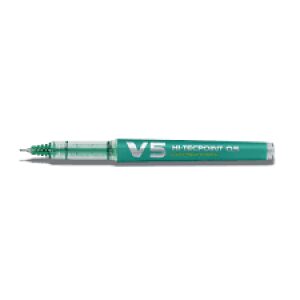 V5 Green Hi Tec Rollerball 0.5