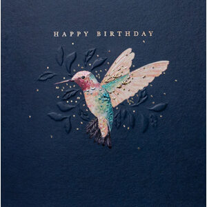Hummingbird Birthday card