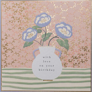 Vase Birthday card