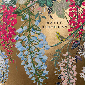 Wisteria Birthday card