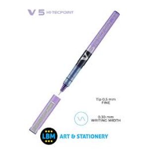 V5 Violet Hi Tec Rollerball 0.5