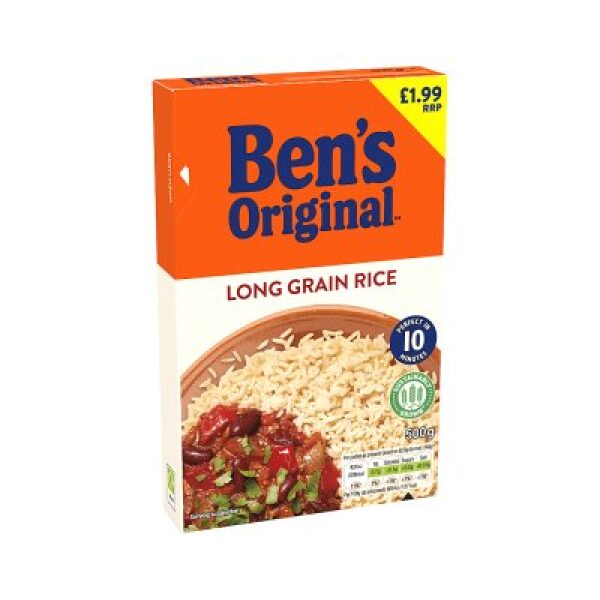 Ben’s Original Long Grain Rice 500g – A. B. Snell & Son