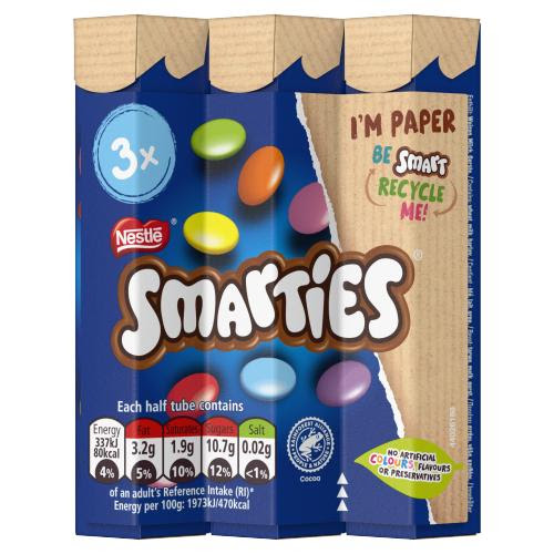 Nestle Smarties 3 pack 3 x 34g