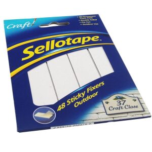 Sellotape 48 Sticky Fixers Outdoor