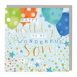 Happy Birthday To My Wonderful Son