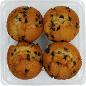 Chocolate Chip Muffins 4 Pack