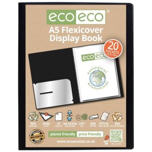 Eco Eco A5 Flexicover Display Book 20 Pockets
