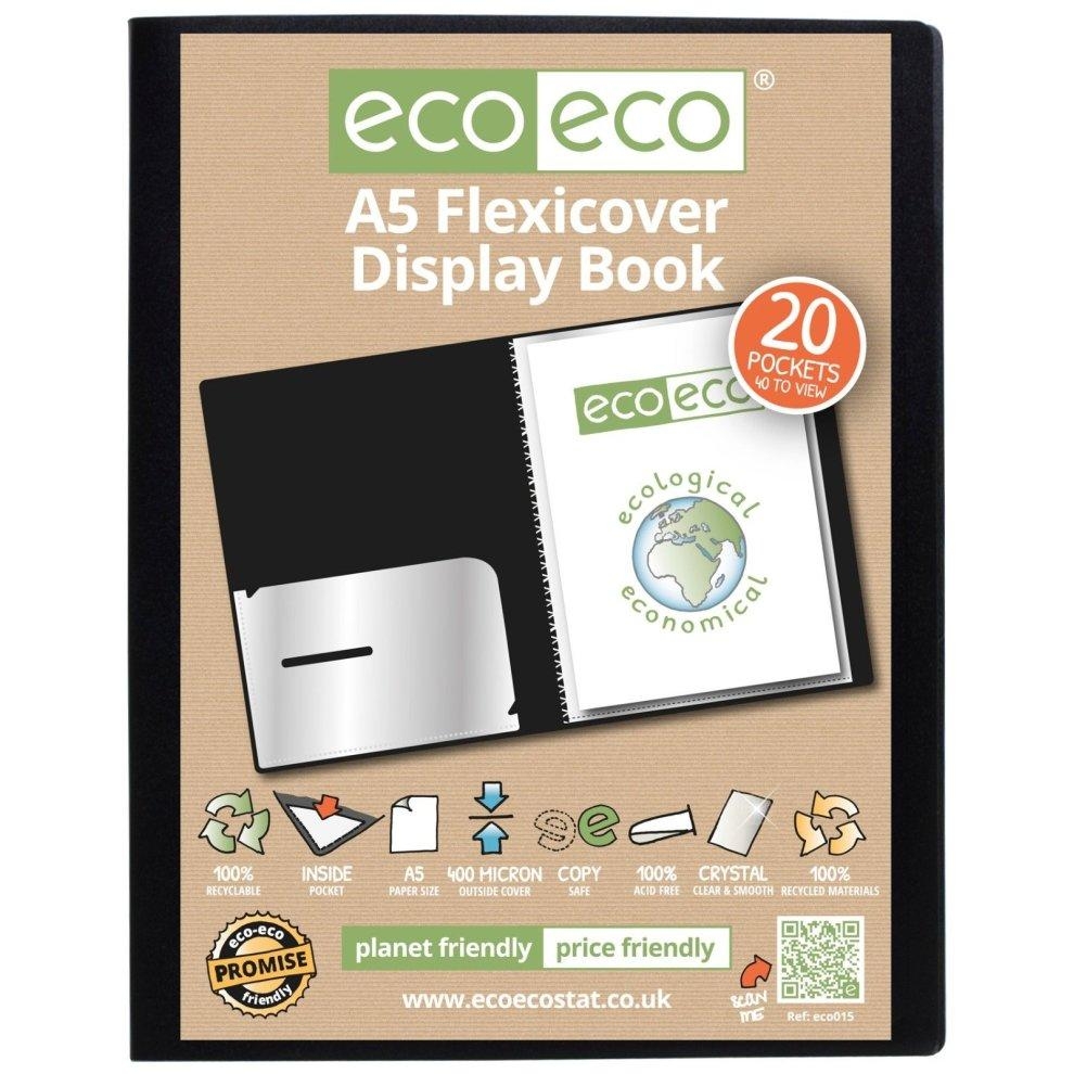 Eco Eco A5 Flexicover Display Book 20 Pockets