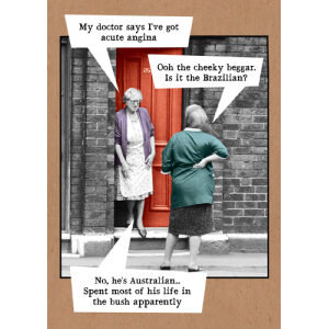Two Ladies on Doorstep Acute Angina