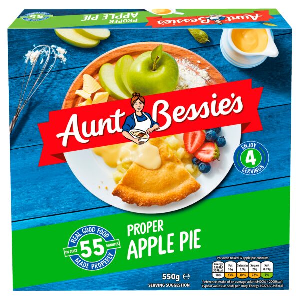 Aunt Bessie's Proper Apple Pie 550g