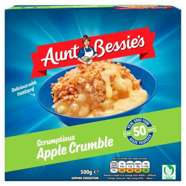 Aunt Bessie's Apple Crumble 500g