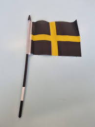 4" St David's Stick Flag