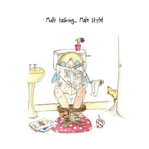 Multi tasking .... Male style !