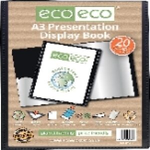 Eco-Eco A3 20 Pocket Presentation Display Book